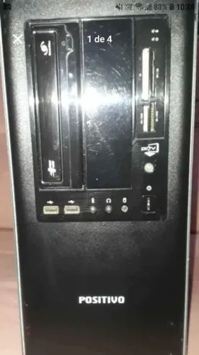Cpu vazia gabinete de pc com gravador de dvd