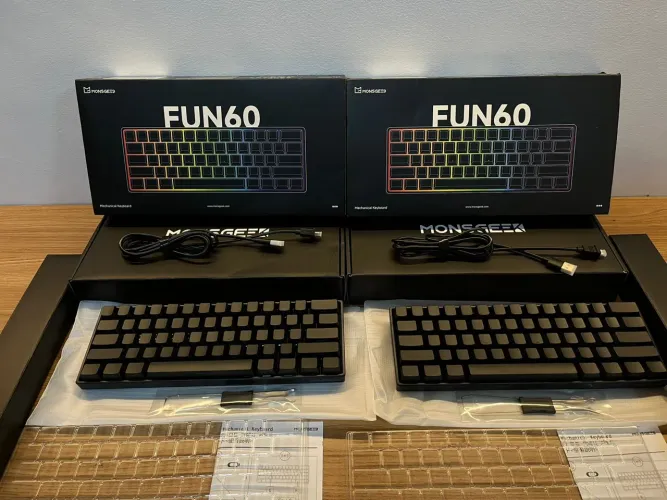 Teclado fun 60 pro magnético 8k polinhate 0.01ms NOVO