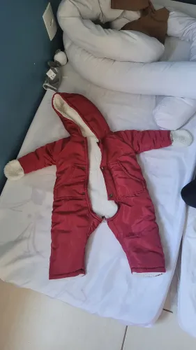 Macacão bebê para frio intenso/neve