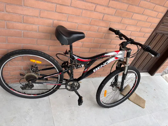 Bicicleta Benoá Aro 26 - Dupla Suspensão e Freio a Disco