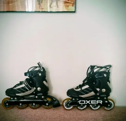 Patins OXER Aluminun EBEC7, tamanho ajustável 37 a 39