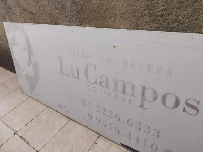 Placa propaganda 2.60 por 1.20 altura 