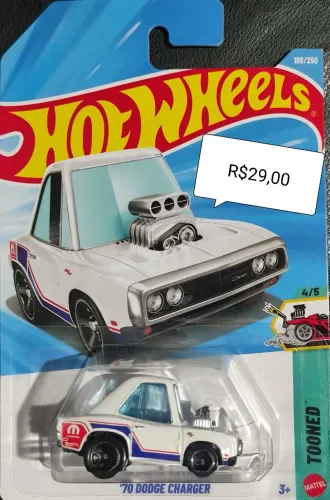 HOT WHEELS MAINLINE - DODGE TOONED + BMW M4 GT3