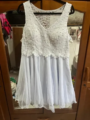 Lindo vestido de noiva mid 