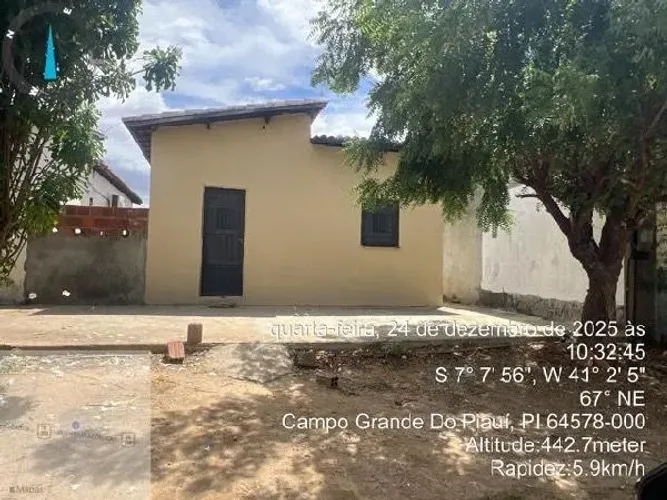Casa 69m², 2 dormitório(s), 1 vaga(s) na garagem - CENTRO, CAMPO GRANDE DO PIAUI PI