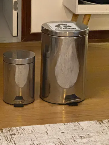 Duas Lixeiras inox