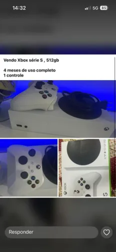 XBOX SERIES S 500GB+CONTROLE ORIGINAL-IMPECAVEL