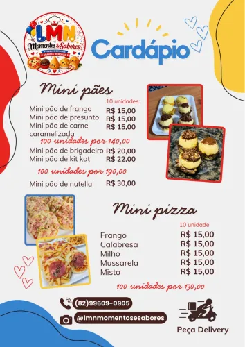 Mini Salgados e doces para festa 