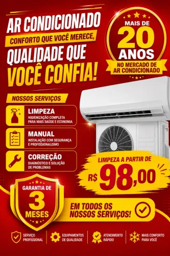 Limpeza de ar-condicionado