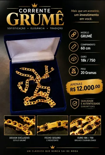 CORRENTE DE OURO