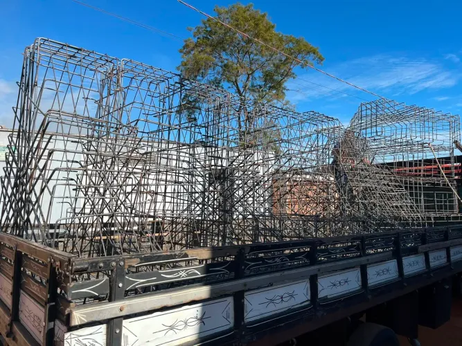 Ferragens montadas para construção civil sobre medida 