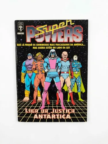 HQ Gibi Super Powers Nº 24 - Liga da Justiça Antártica - Abril 1992