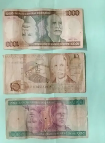 Cédulas Antigas Brasileiras - Cruzeiros e Cruzados (Coleção/Numismática)