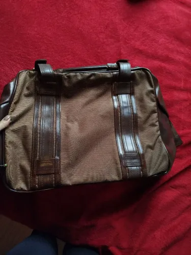 Mala vintage marrom escuro