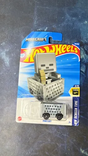 Hot wheels minecart