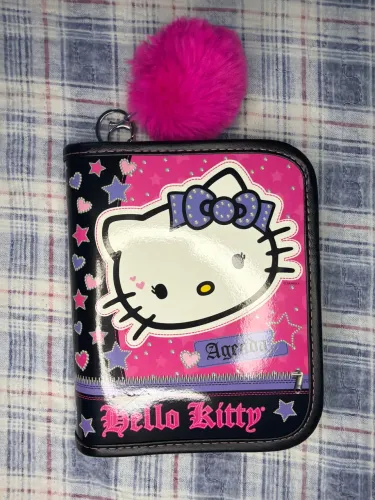 Agenda fichário anos 2000 vintage Hello Kitty
