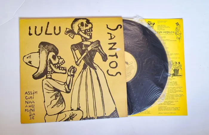 Disco de vinil lp assim caminha a humanidade Lulu santos