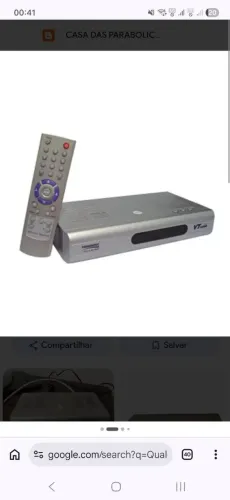 Doação Receptor Tv Antena Parabólica