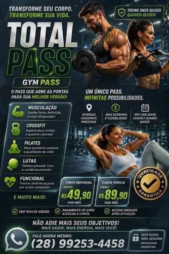 Plano Fitness Integral - Musculação, Funcional e Pilates