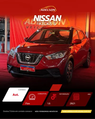 Nissan Kicks S 1.6 16V Flex 5P Aut. 2021