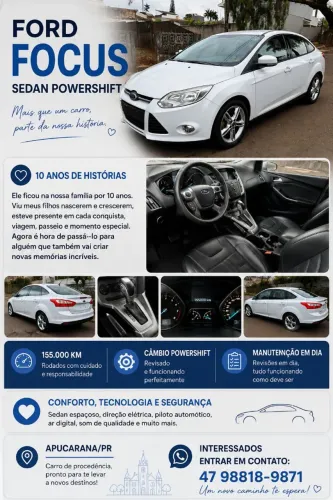 Ford Focus Sedan 2.0 16v/2.0 16V Flex 4P Aut. 2015