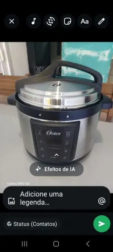 Panela de pressão elétrica