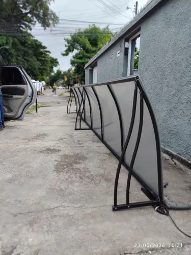 Toldos em policarbonato 150 m²