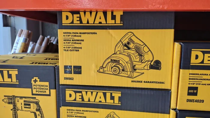 Serra mármore 125mm 1400w 127v - Dewalt
