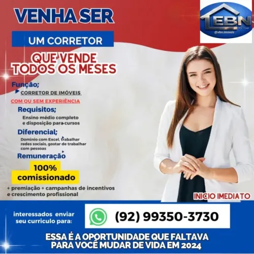 VAGAS PARA VENDEDOR