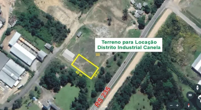 Terreno para locação no Distrito Industrial
