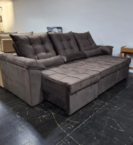 Sofá retrátil reclinável infin mede 2.90 D33