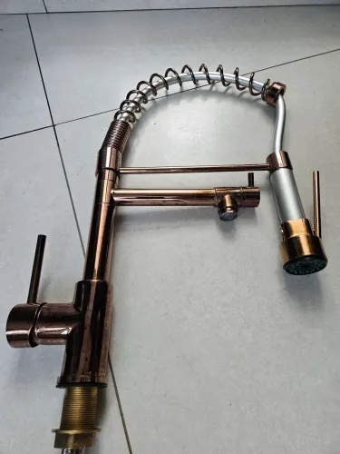 Torneira Cozinha Gourmet Rose Gold