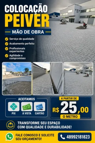 Colocação lajota (peiver)