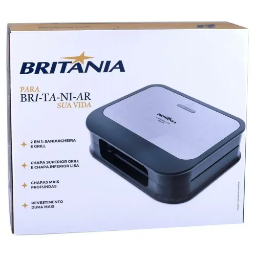 Lancheira elétrica grill