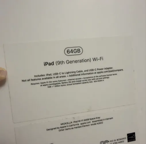 iPad 9 geração Wi-Fi 