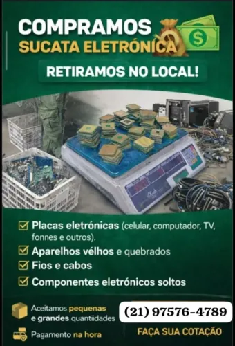 Compra-se sucata eletrônica 