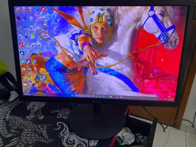 MONITOR 75HZ 21" com marcas de uso