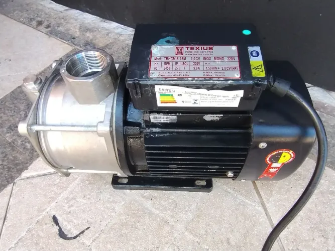 Motor 2hp com bomba inox