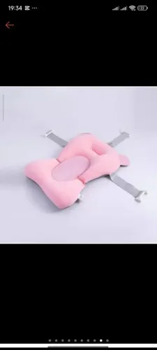 Almofada para bebê banho 