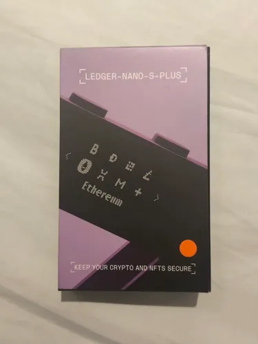 Carteira Digital de Criptomoedas Ledger Nano S Plus<br>Usada Bitcoin Ethereum Solana XRP