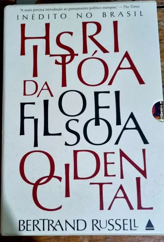 BOX de livros História da Filosofia Ocidental
