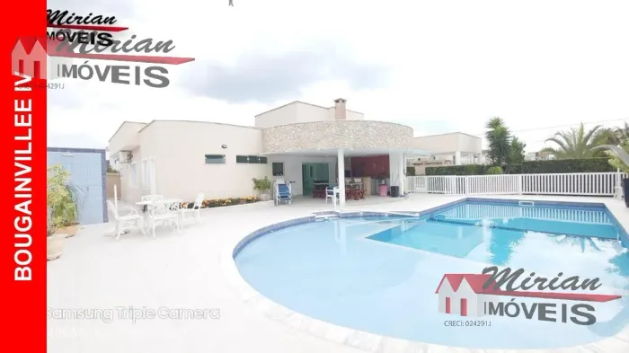 casa a venda em Peruibe 2 lotes com piscina em condomínio fechado Bougainvillee iv , bom g