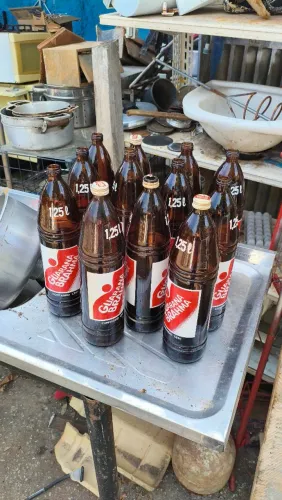 Garrafas de Guaraná Brahma anos 90