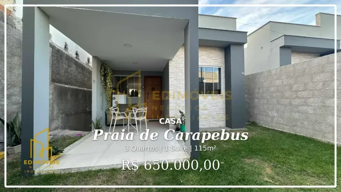 Casa Nova em Praia de Carapebus  Serra/ES, Conforto e Praticidade para Você