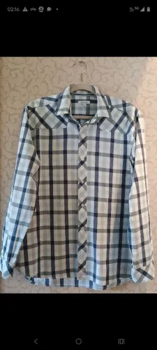 Camisa masculina xadrez Malwee g manga longa