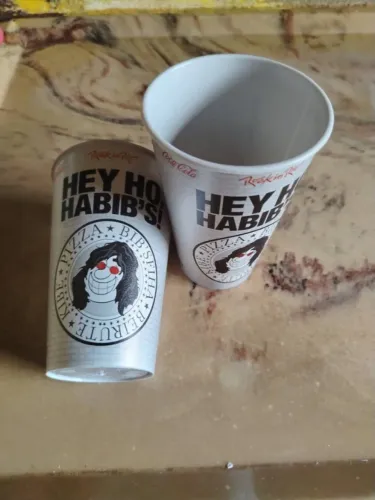 Copo Colecionável Habib's Gênios do Rock Ramones 2017
