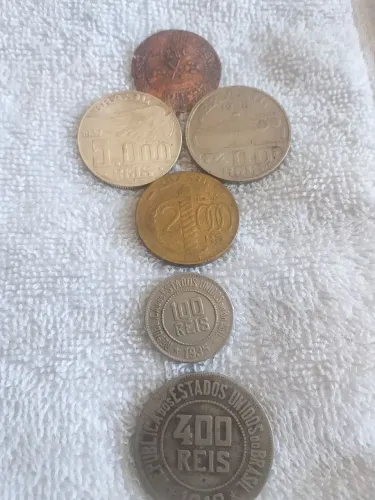 Moedas antigas lote 10