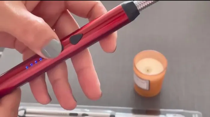 Novidade esqueiro com bateria recarregável usb