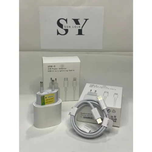 {ORIGINAL} KIT Carregador Cabo E Fonte Tipo C XR,11,12,13,14