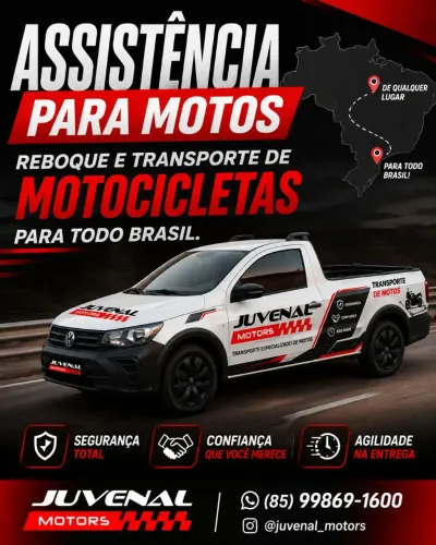 ESPECIALISTA EM TRANSPORTE DE MOTOS DE TODAS AS CILINDRADAS
